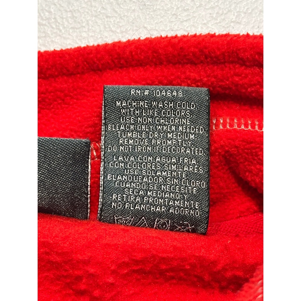 Utah Utes Red Gray Embroidered Active Fleece Quarter Zip Pullover Mens XL - Picture 8 of 14